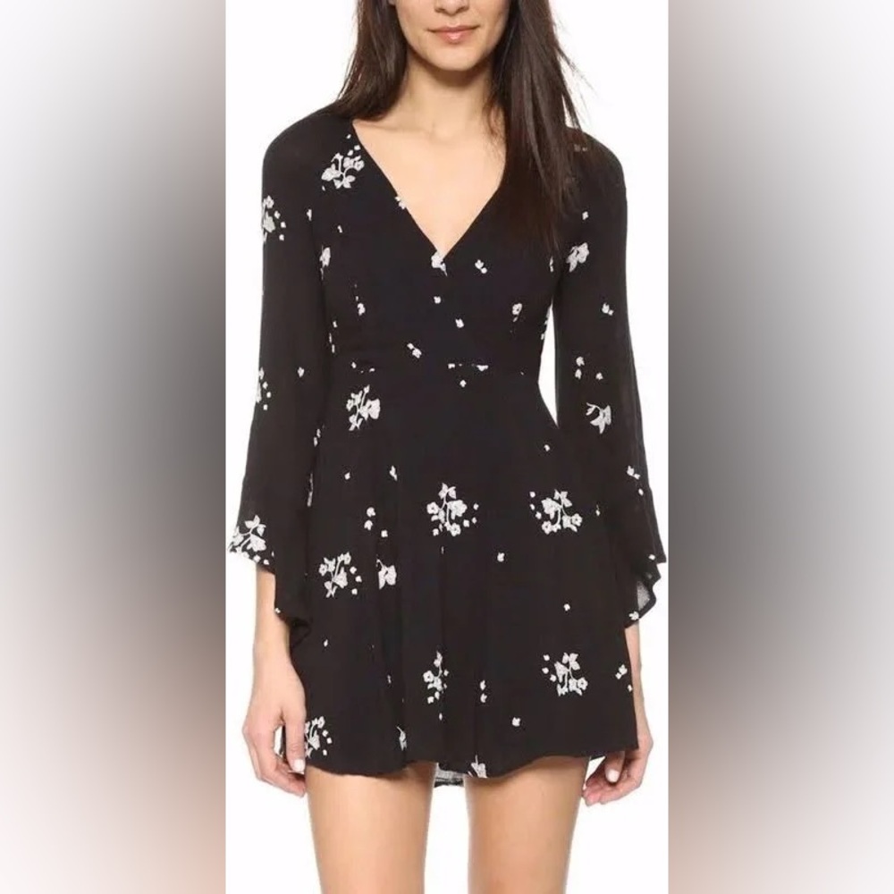 Free People Jasmine Embroidered Mini Dress (MSRP $148) size 2